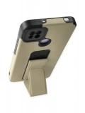 Newface Xiaomi Redmi 9C Kılıf Mega Standlı Silikon - Gold
