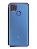 Newface Xiaomi Redmi 9C Kılıf Razer Lensli Silikon - Mor