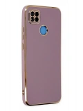 Newface Xiaomi Redmi 9C Kılıf Volet Silikon - Mor