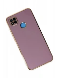 Newface Xiaomi Redmi 9C Kılıf Volet Silikon - Mor
