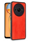 Newface Xiaomi Redmi A3 4G Kılıf Aras Deri Kapak - Kırmızı