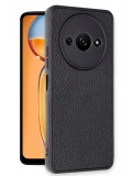 Newface Xiaomi Redmi A3 4G Kılıf Aras Deri Kapak - Siyah