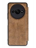 Newface Xiaomi Redmi A3 4G Kılıf Flip Cover - Taba