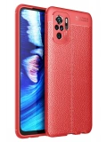 Newface Xiaomi Redmi Note 10 Kılıf Auto Focus Kapak - Kırmızı