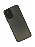 Newface Xiaomi Redmi Note 10 Kılıf Montreal Silikon Kapak - Siyah