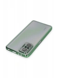 Newface Xiaomi Redmi Note 10 Pro Kılıf Razer Lensli Silikon - Yeşil