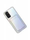 Newface Xiaomi Redmi Note 11 Kılıf Kart Şeffaf Silikon - Şeffaf
