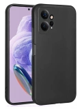 Newface Xiaomi Redmi Note 12 4G Kılıf First Silikon - Siyah