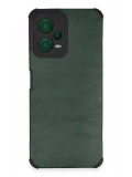 Newface Xiaomi Redmi Note 12 5G Kılıf Loop Deri Silikon - Yeşil