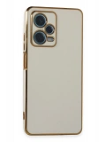 Newface Xiaomi Redmi Note 12 Pro Plus Kılıf Volet Silikon - Beyaz