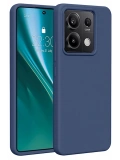 Newface Xiaomi Redmi Note 13 4G Kılıf First Silikon - Lacivert