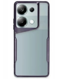 Newface Xiaomi Redmi Note 13 Pro 4G Kılıf Boyi Silikon Kapak - Derin Mor