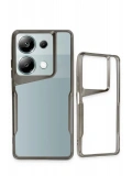 Newface Xiaomi Redmi Note 13 Pro 4G Kılıf Boyi Silikon Kapak - Siyah