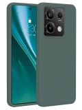 Newface Xiaomi Redmi Note 13 Pro 4G Kılıf First Silikon - Koyu Yeşil