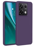 Newface Xiaomi Redmi Note 13 Pro 4G Kılıf First Silikon - Mor