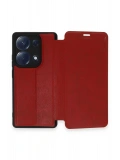 Newface Xiaomi Redmi Note 13 Pro 4G Kılıf Flip Cover - Kırmızı
