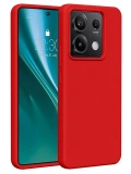 Newface Xiaomi Redmi Note 13 Pro 5G Kılıf First Silikon - Kırmızı
