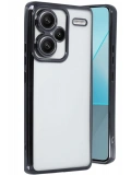 Newface Xiaomi Redmi Note 13 Pro Plus Kılıf Razer Lensli Silikon - Siyah