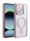 Newface Xiaomi Redmi Note 14 4G Joke Simli Magneticsafe Kılıf - Pembe
