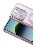 Newface Xiaomi Redmi Note 14 4G Joke Simli Magneticsafe Kılıf - Pembe