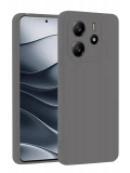 Newface Xiaomi Redmi Note 14 4G Kılıf First Silikon - Gri