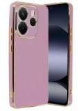 Newface Xiaomi Redmi Note 14 4G Kılıf Volet Silikon - Mor
