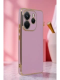 Newface Xiaomi Redmi Note 14 4G Kılıf Volet Silikon - Mor