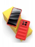 Newface Xiaomi Redmi Note 14 Pro 4G Kılıf Optimum Silikon - Kırmızı