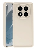 Newface Xiaomi Redmi Note 14 Pro 4G Kılıf Viera Silikon - Krem