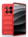 Newface Xiaomi Redmi Note 14 Pro 5G Kılıf Optimum Silikon - Kırmızı