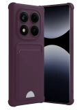 Newface Xiaomi Redmi Note 14 Pro Plus Kelvin Kartvizitli Silikon - Derin Mor