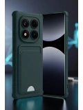 Newface Xiaomi Redmi Note 14 Pro Plus Kelvin Kartvizitli Silikon - Derin Mor