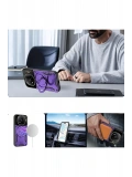Newface Xiaomi Redmi Note 14 Pro Plus Kılıf Joy Lens Standlı Kapak - Mor