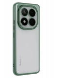 Newface Xiaomi Redmi Note 14 Pro Plus Kılıf Razer Lensli Silikon - Yeşil