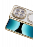 Newface Xiaomi Redmi Note 15 Pro Plus 5G Joke Simli Magneticsafe Kılıf - Gold