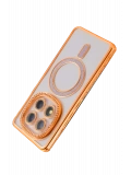 Newface Xiaomi Redmi Note 15 Pro Plus 5G Joke Simli Magneticsafe Kılıf - Turuncu