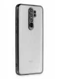 Newface Xiaomi Redmi Note 8 Pro Kılıf Razer Lensli Silikon - Siyah