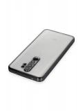 Newface Xiaomi Redmi Note 8 Pro Kılıf Razer Lensli Silikon - Siyah