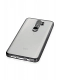 Newface Xiaomi Redmi Note 8 Pro Kılıf Razer Lensli Silikon - Siyah