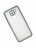 Newface Xiaomi Redmi Note 9 Kılıf Montreal Silikon Kapak - Gri