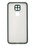 Newface Xiaomi Redmi Note 9 Kılıf Montreal Silikon Kapak - Yeşil