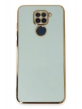 Newface Xiaomi Redmi Note 9 Kılıf Volet Silikon - Açık Yeşil
