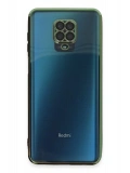 Newface Xiaomi Redmi Note 9 Pro Kılıf Razer Lensli Silikon - Yeşil