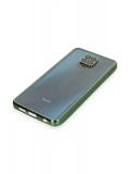 Newface Xiaomi Redmi Note 9 Pro Kılıf Razer Lensli Silikon - Yeşil