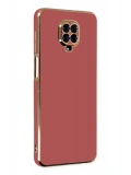 Newface Xiaomi Redmi Note 9 Pro Kılıf Volet Silikon - Kırmızı