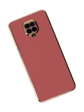 Newface Xiaomi Redmi Note 9 Pro Kılıf Volet Silikon - Kırmızı