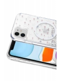 Onegif Apple iPhone 11 Misk Simli Magsafe Kapak - Desen 1