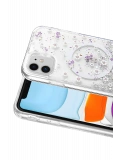 Onegif Apple iPhone 11 Misk Simli Magsafe Kapak - Desen 2