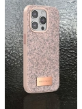 Onegif Apple iPhone 14 Bright Simli Kapak - Gold