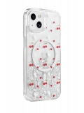 Onegif Apple iPhone 14 Misk Simli Magsafe Kapak - Desen 5